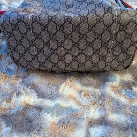 Gucci Gray and Red Backpack - Picture 5 of 5